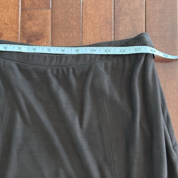 J. Jill Faux Suede Long Brown Skirt Size XS - Picture 3 of 7